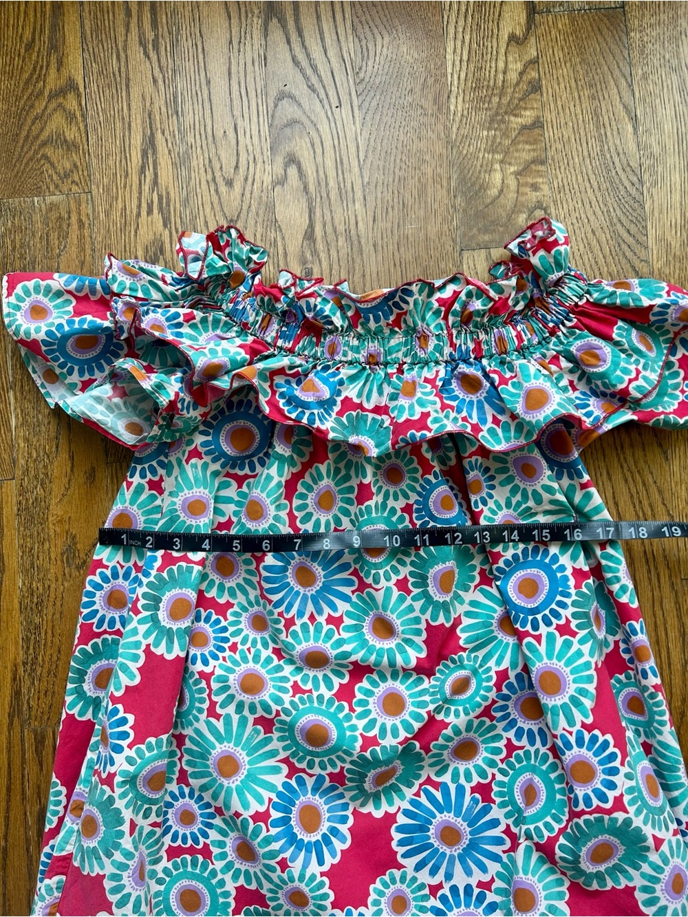 La DoubleJ Breakfast Crazy Daisy Maxi Dress Size M - Picture 9 of 10